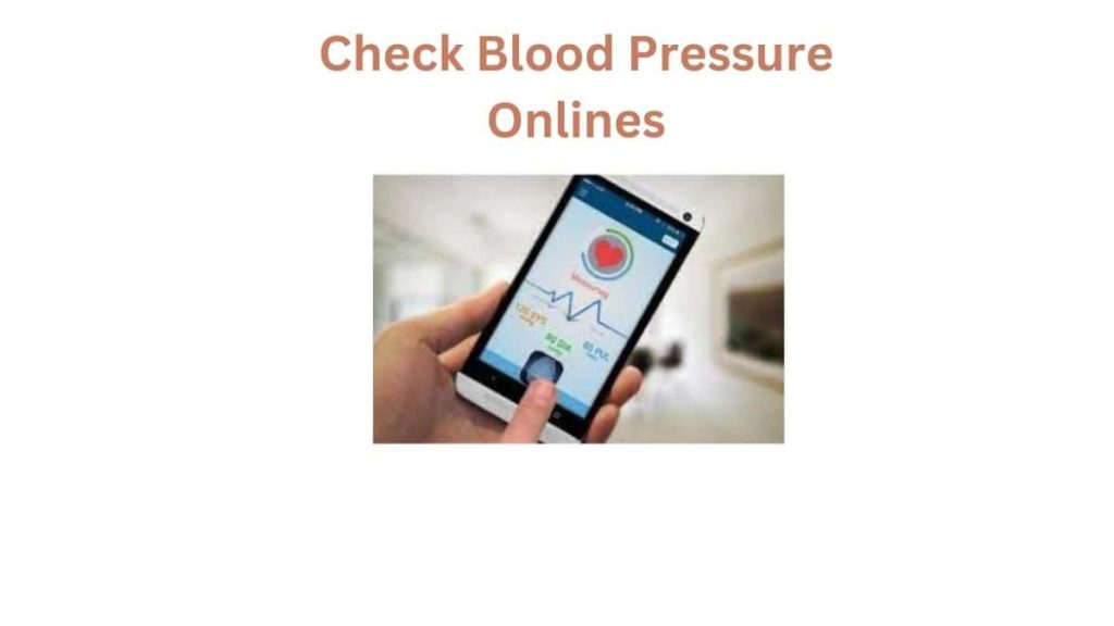 Check Blood Pressure Onlines