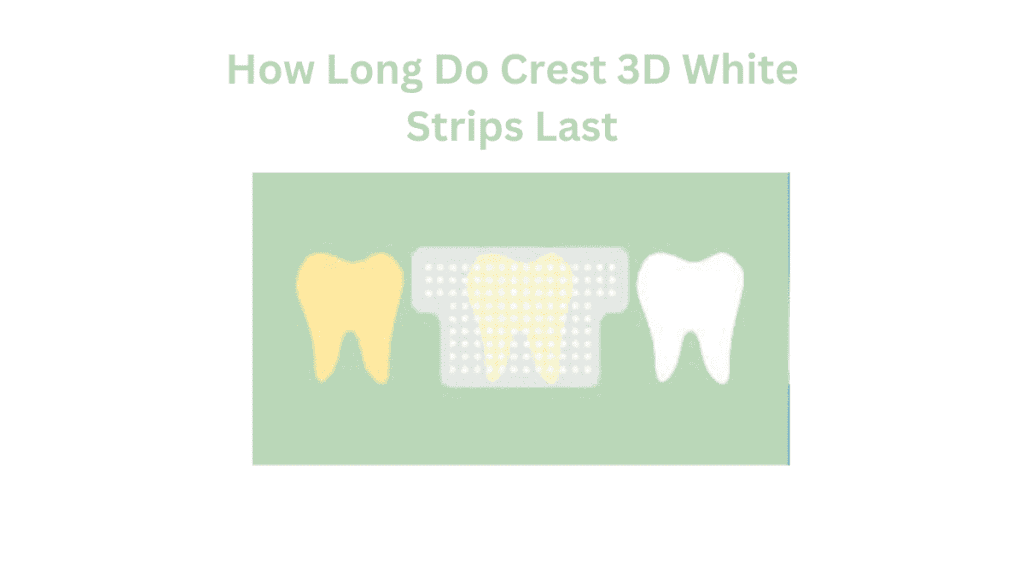 How Long Do Crest 3D White Strips Last