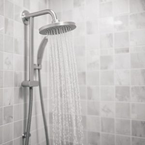 Water Flosser in Shower